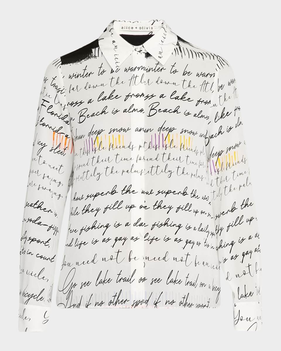 Rhythm Willa Silk Placket Top